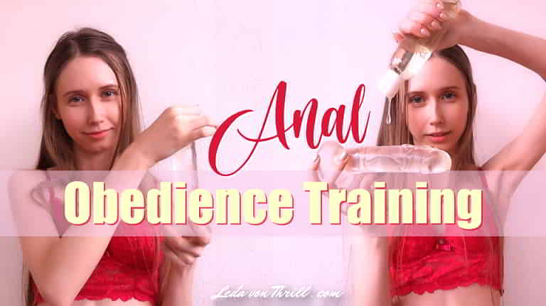 Anal Obedience Training