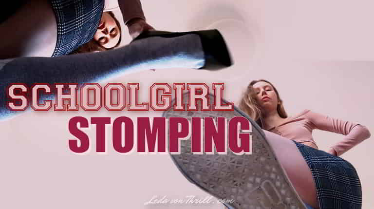 Schoolgirl Stomping